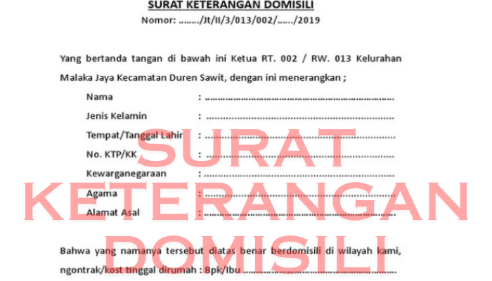 Surat Keterangan Domisili Yang Wajib Kamu Ketahui! Untuk Menambah Wawasan Kita!